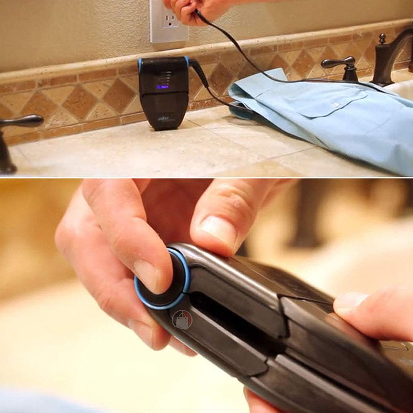 Mini Plancha Viajera Plegable Plancha